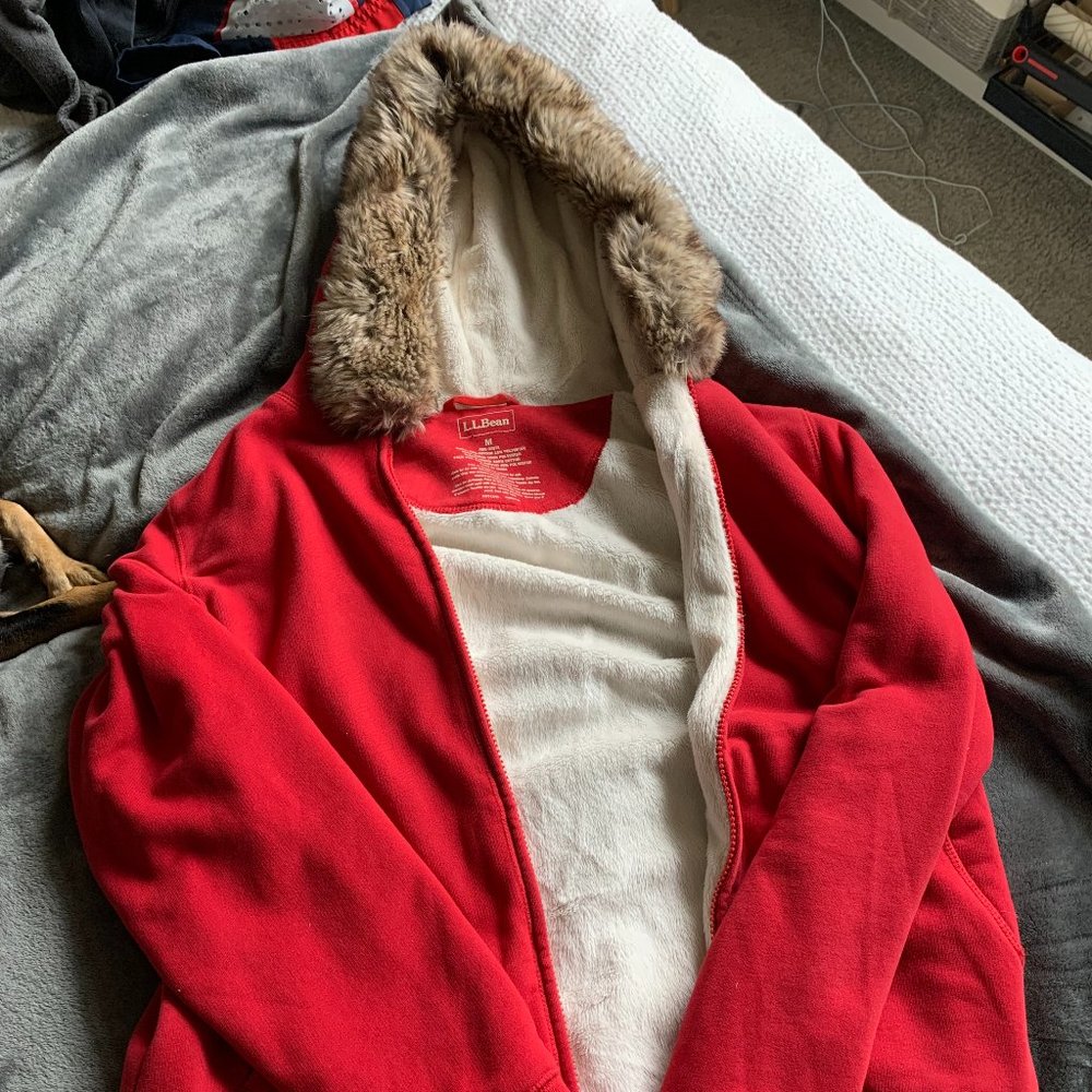 L.L. Bean Sherpa Lined Hoodie